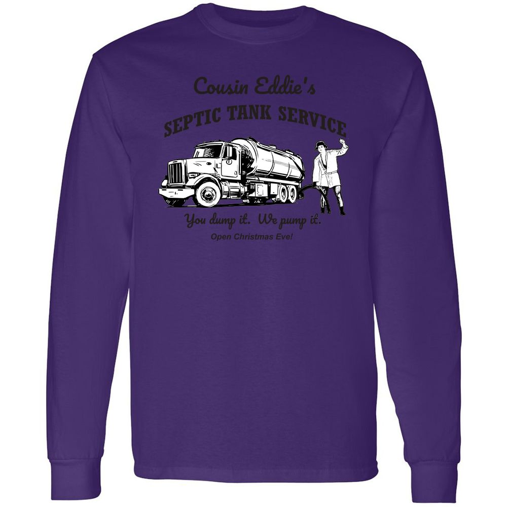 Long Sleeve T-Shirt - Q6HVY7E1 - Purple - 13