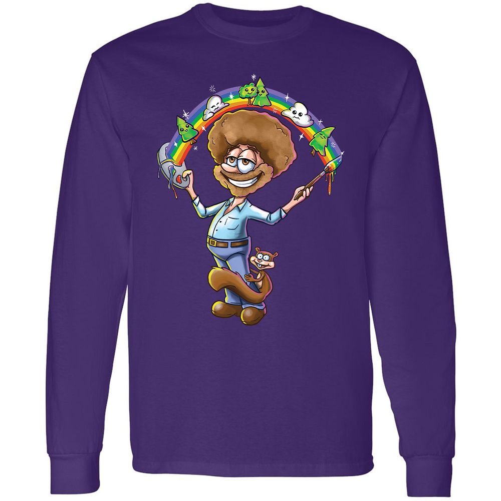 Long Sleeve T-Shirt - BWF3BBCE - Purple - 13