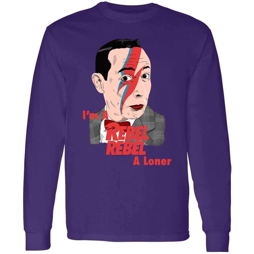 Long Sleeve T-Shirt - YZ2HCY3M - Purple - 13