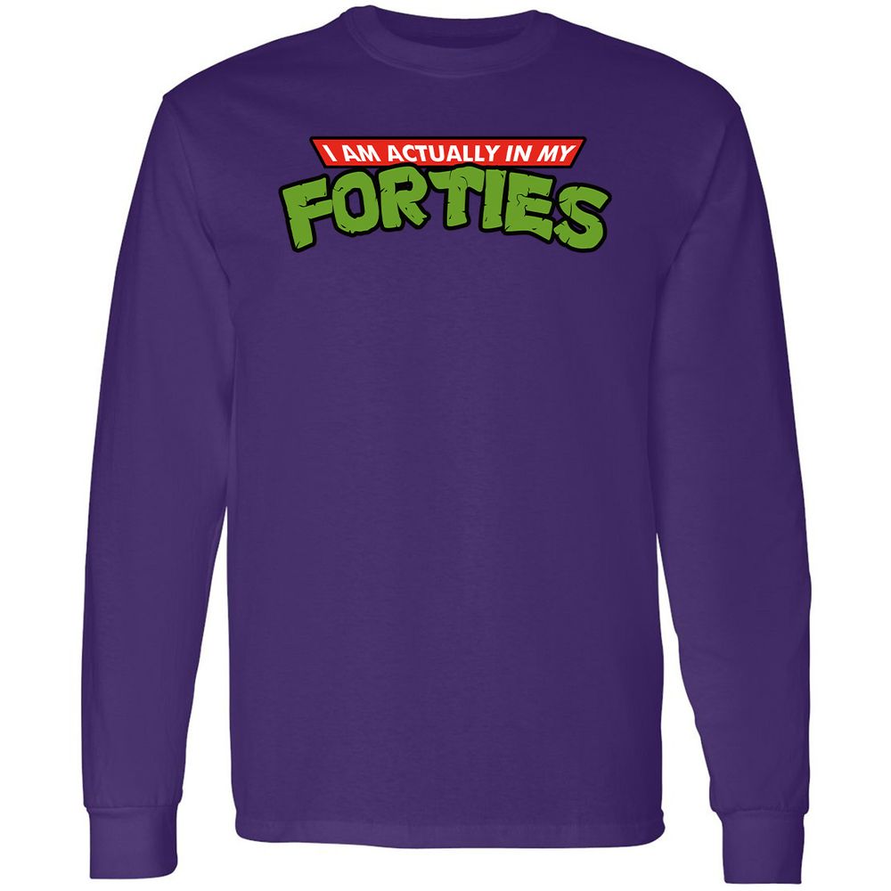 Long Sleeve T-Shirt - KTCX5ZYF - Purple - 13
