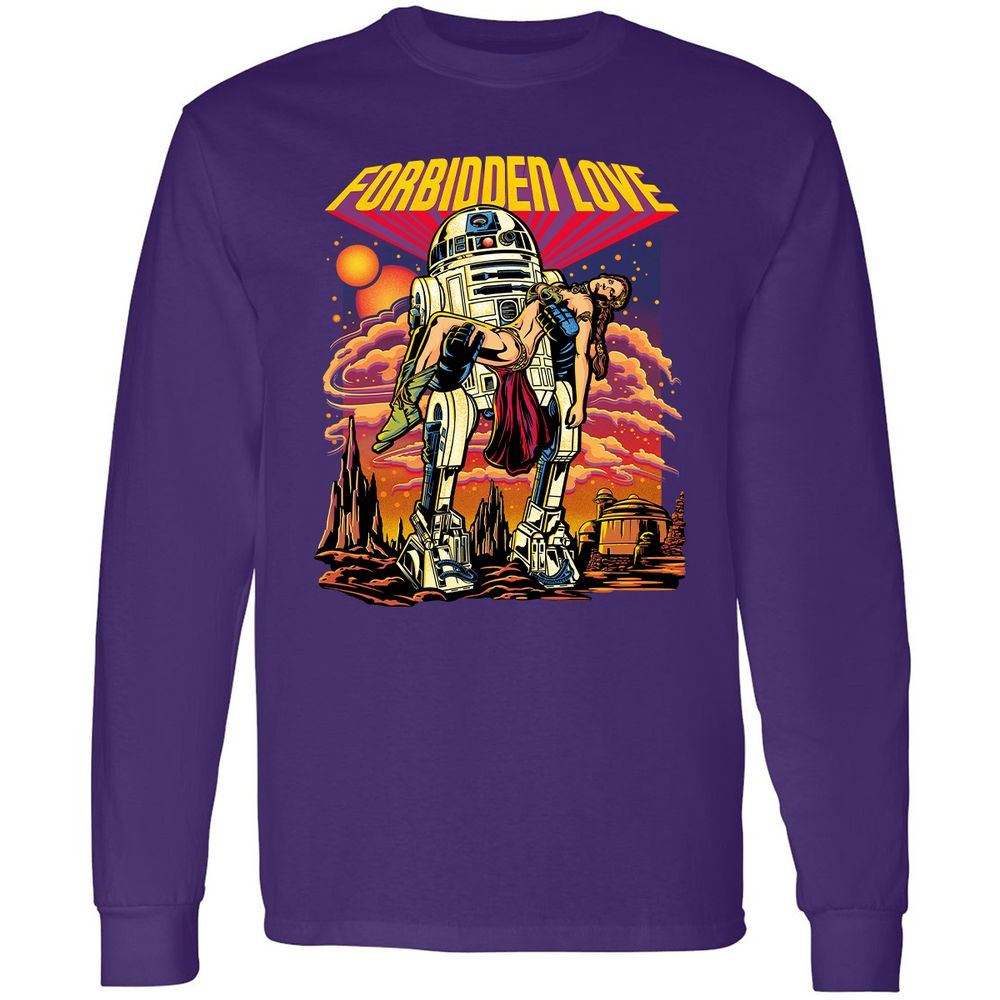 Long Sleeve T-Shirt - WRZ1HTYE - Purple - 13