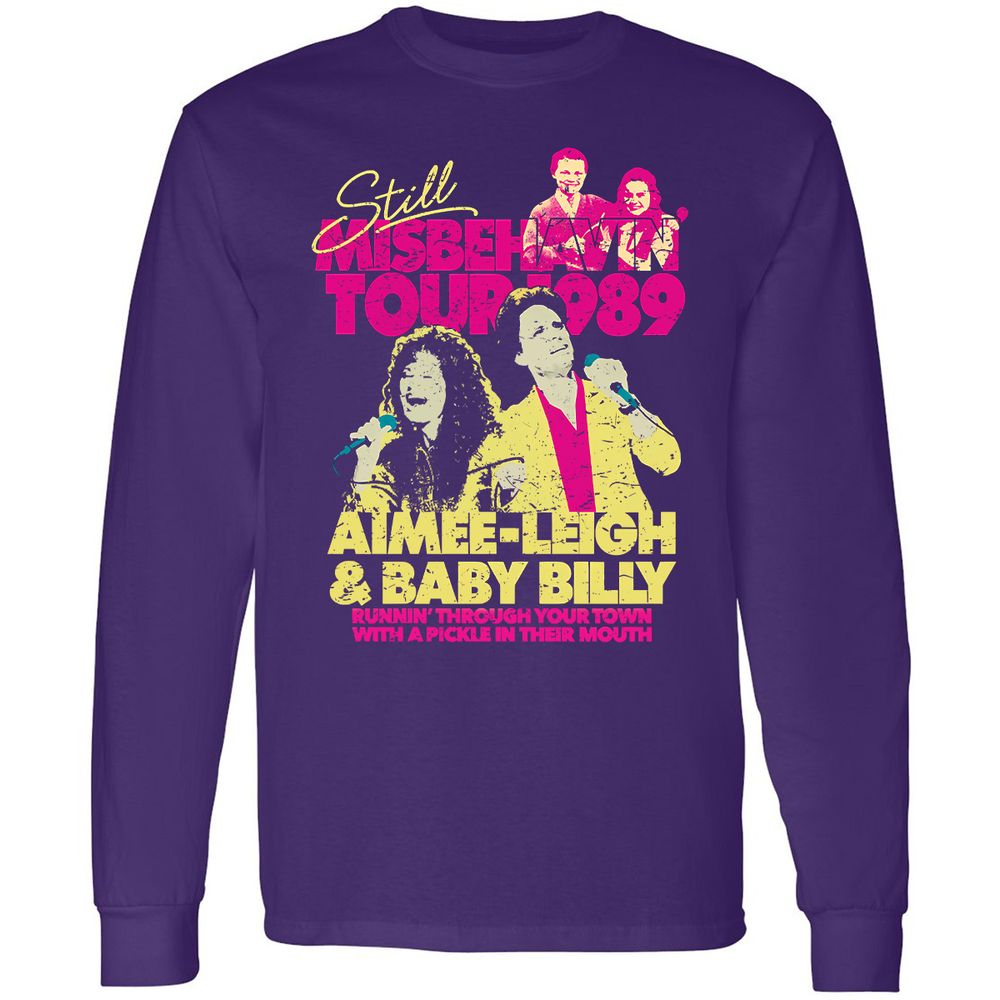 Long Sleeve T-Shirt - M15UR9HJ - Purple - 13