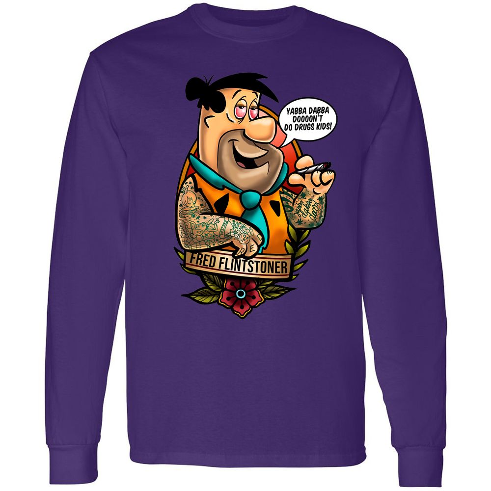 Long Sleeve T-Shirt - 4K4B9K2G - Purple - 13