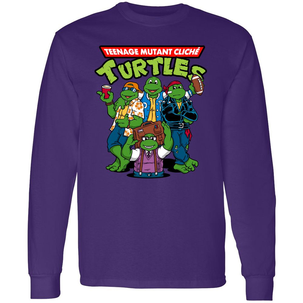 Long Sleeve T-Shirt - YN1NP9Q9 - Purple - 13