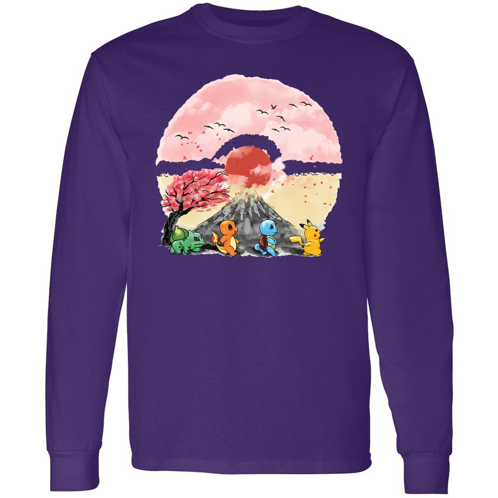 Long Sleeve T-Shirt - 2KAD3BEV - Purple - 13