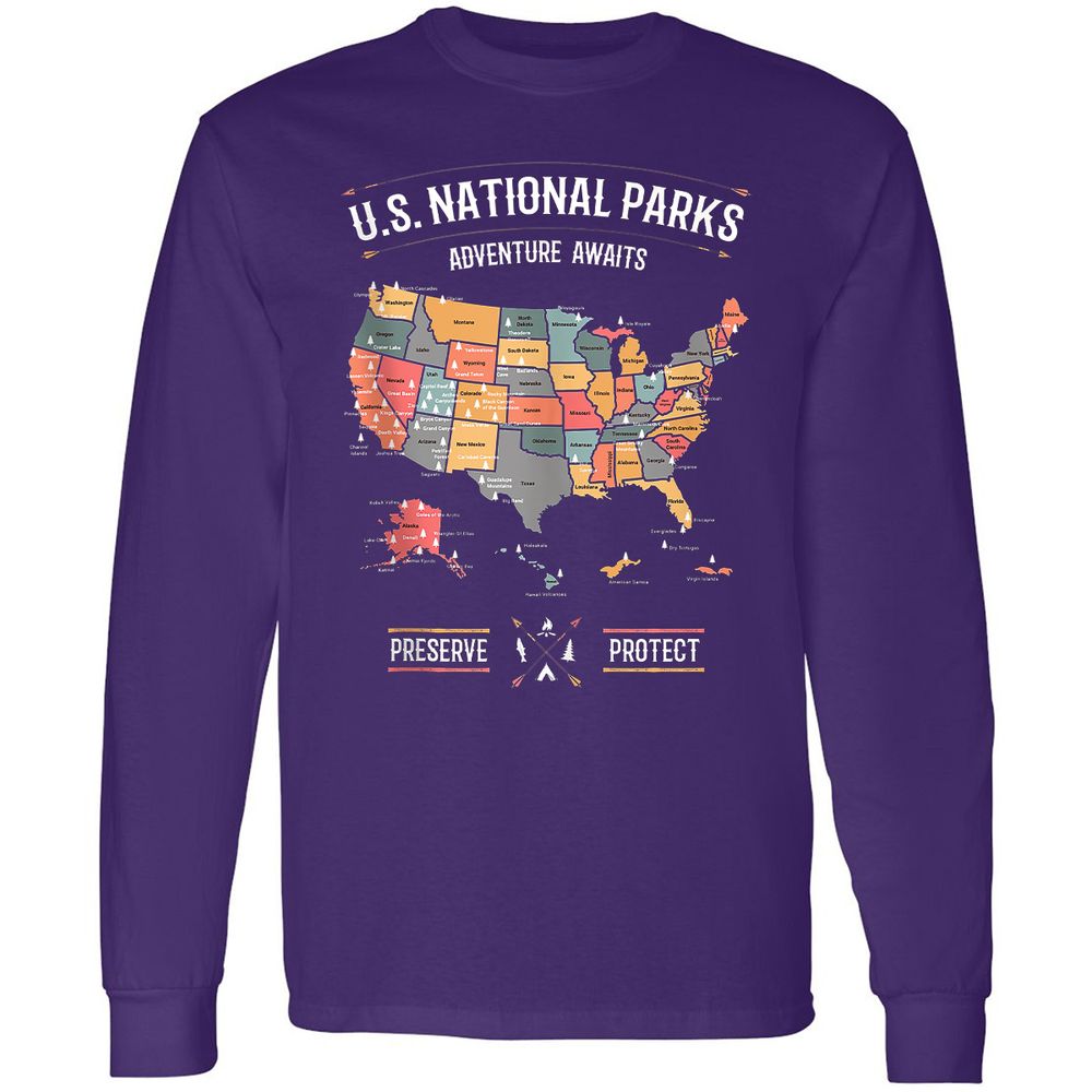 Long Sleeve T-Shirt - J13GK4VF - Purple - 13