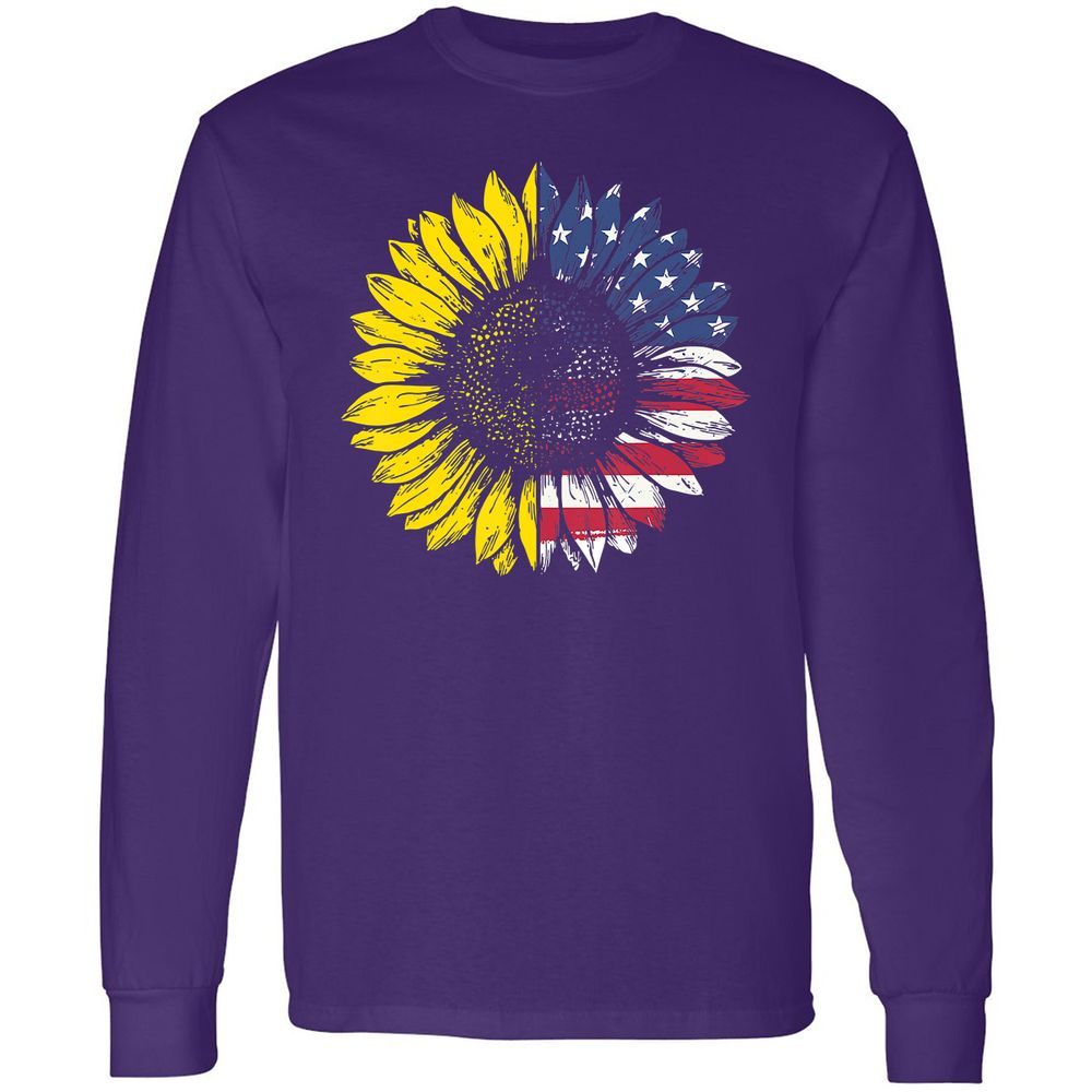 Long Sleeve T-Shirt - LNM599NQ - Purple - 13