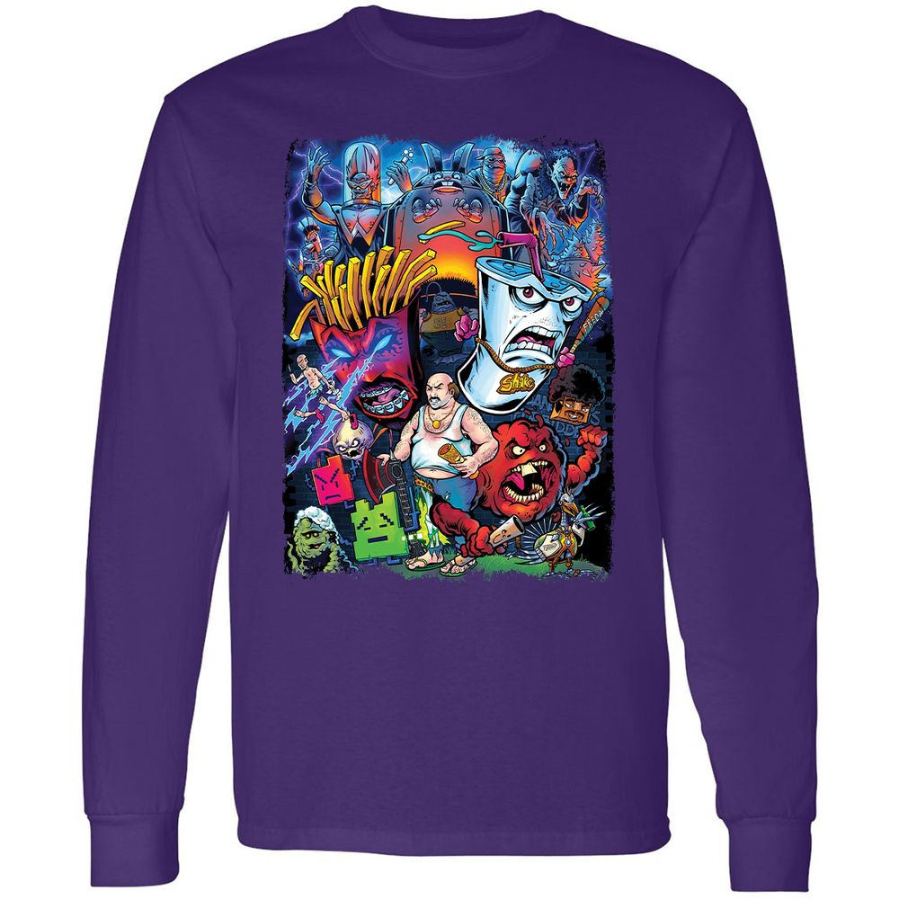 Long Sleeve T-Shirt - 3D1MWPBG - Purple - 13