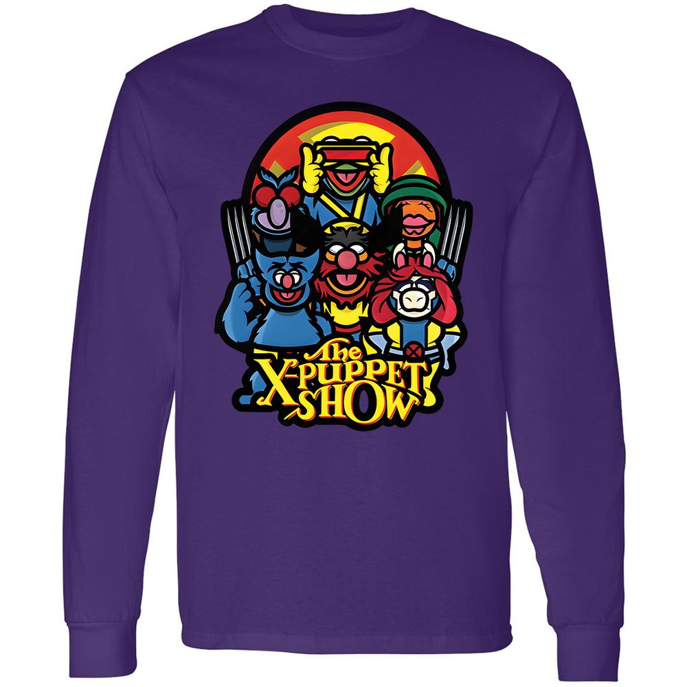 Long Sleeve T-Shirt - LFZVT7QH - Purple - 13