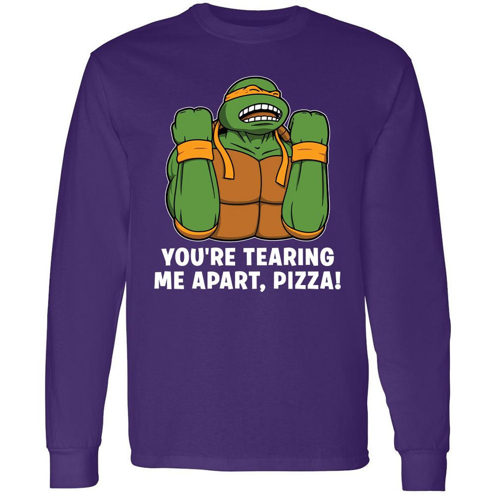 Long Sleeve T-Shirt - Q8R1RABQ - Purple - 13