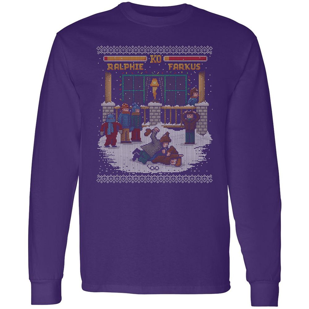 Long Sleeve T-Shirt - 65CGSX9C - Purple - 13