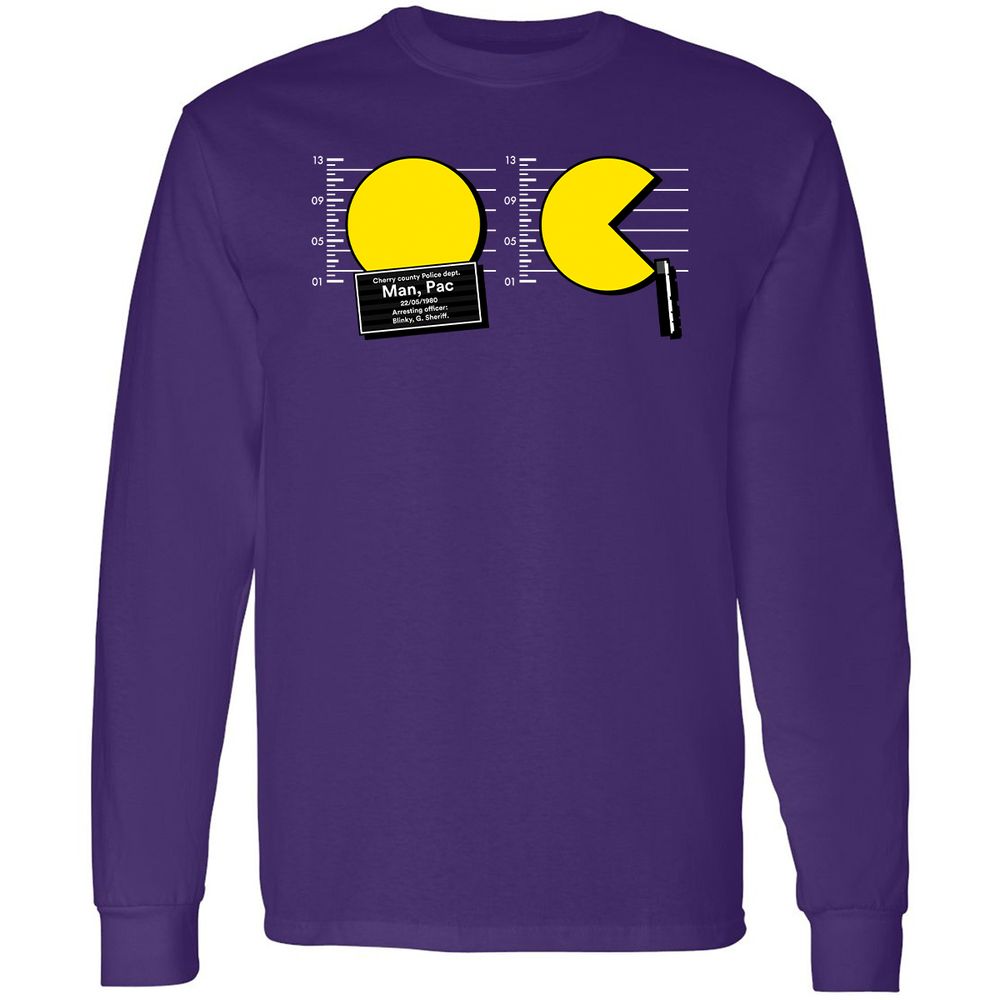 Long Sleeve T-Shirt - 3JPXNGZM - Purple - 13