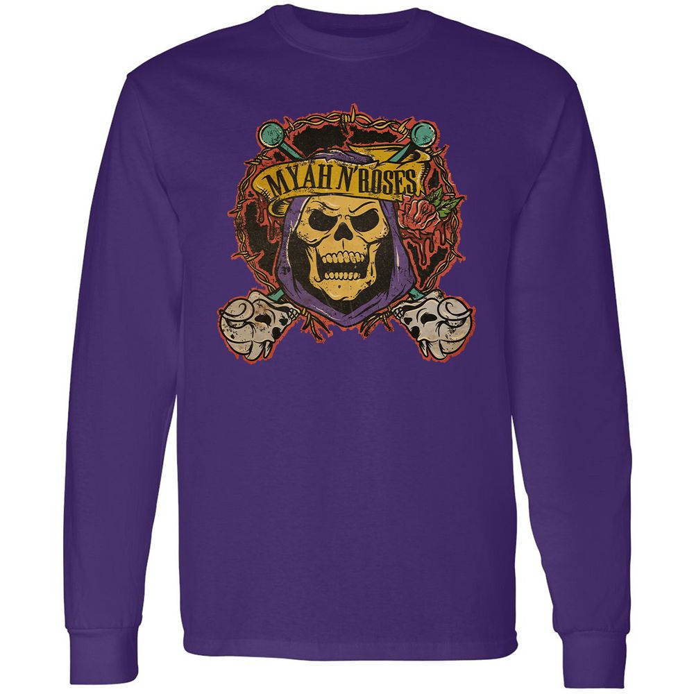 Long Sleeve T-Shirt - VWZ93JSM - Purple - 13