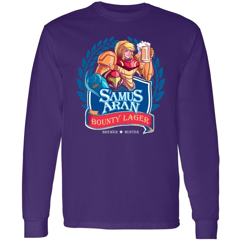 Long Sleeve T-Shirt - TS1RFXMP - Purple - 13