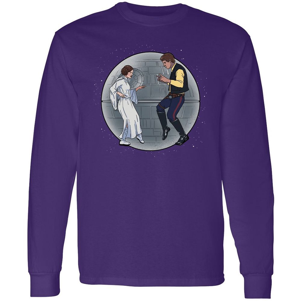Long Sleeve T-Shirt - SRV5XQ3L - Purple - 13