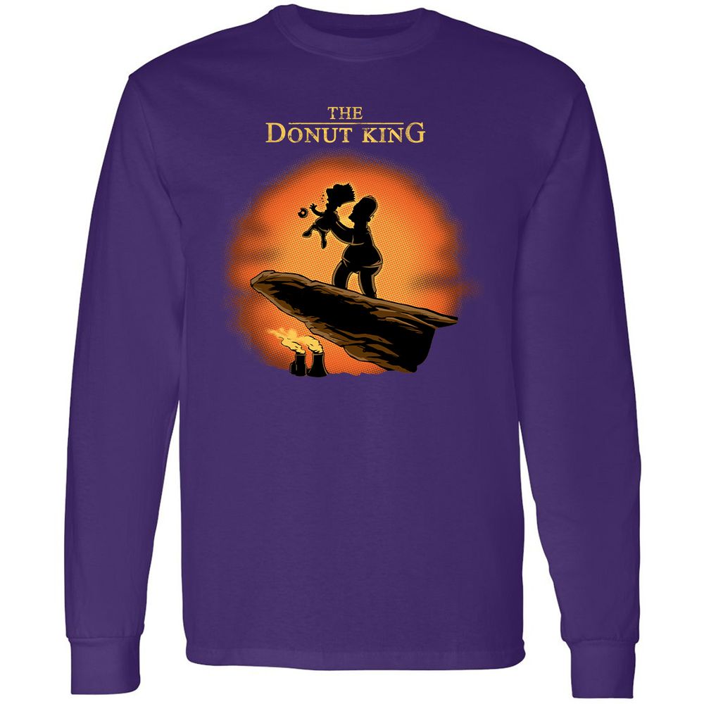 Long Sleeve T-Shirt - 1VLDTJDC - Purple - 13