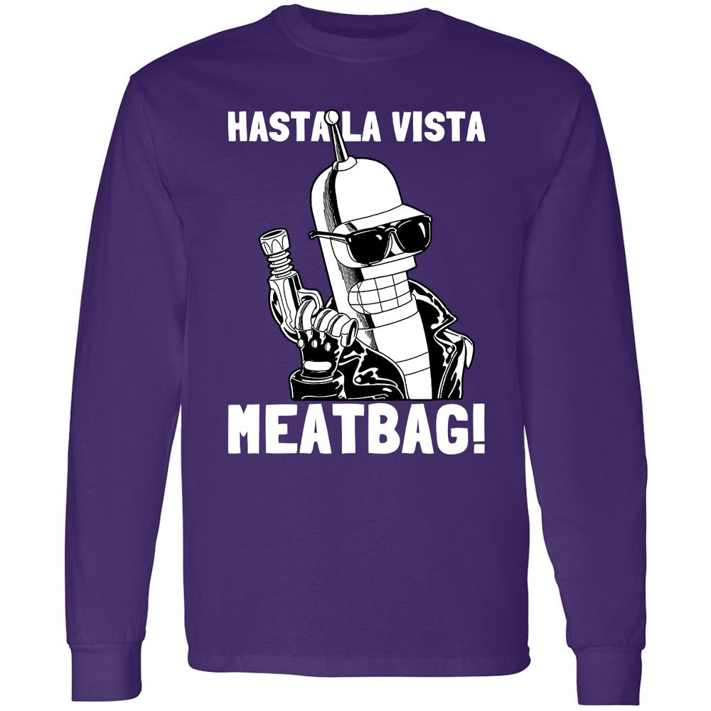 Long Sleeve T-Shirt - GX75XDAA - Purple - 13