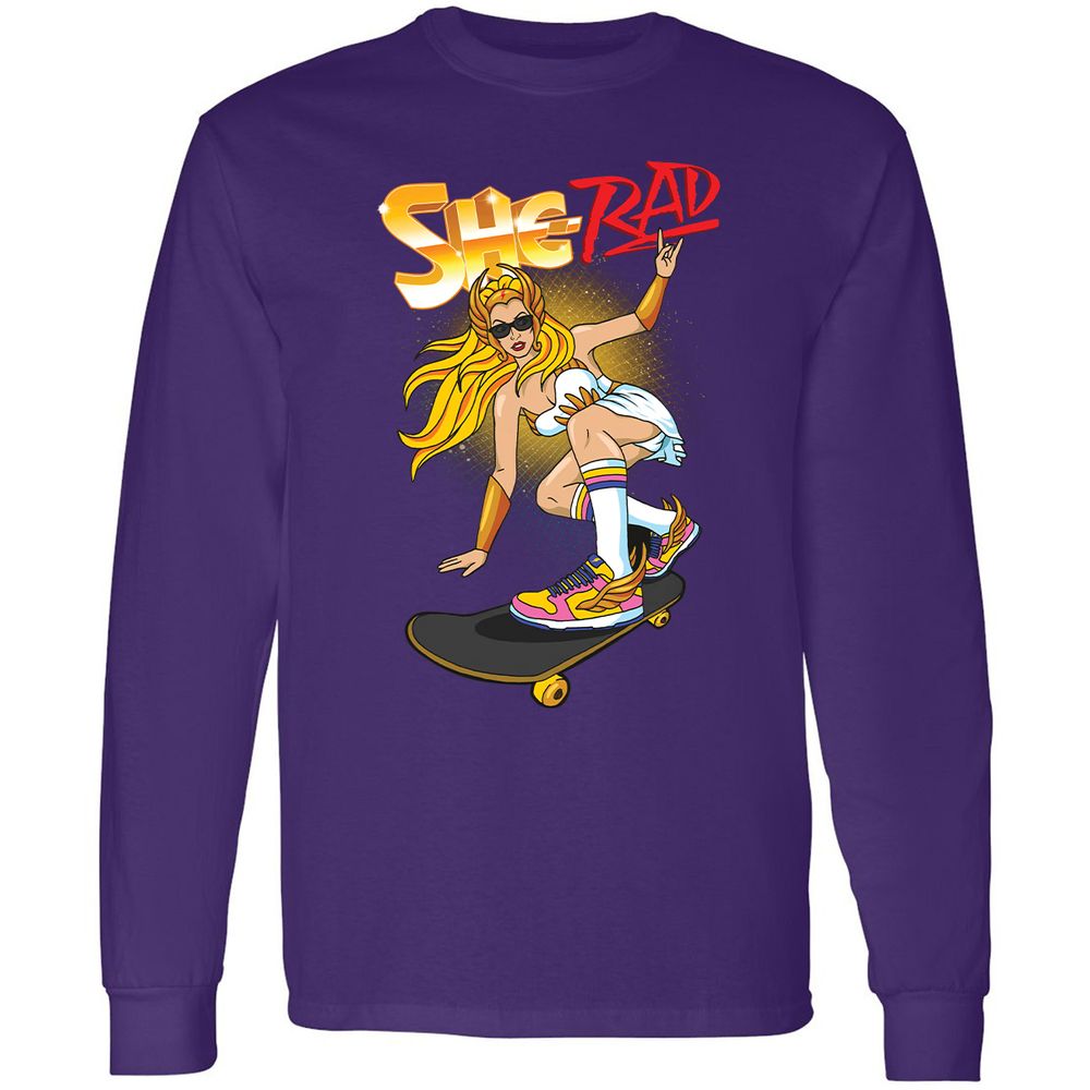 Long Sleeve T-Shirt - EPQV7EY6 - Purple - 13