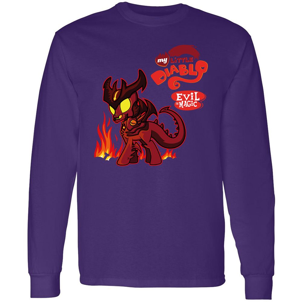 Long Sleeve T-Shirt - HHEWM7HT - Purple - 13