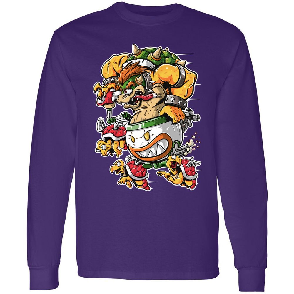 Long Sleeve T-Shirt - NL5BHCEP - Purple - 13