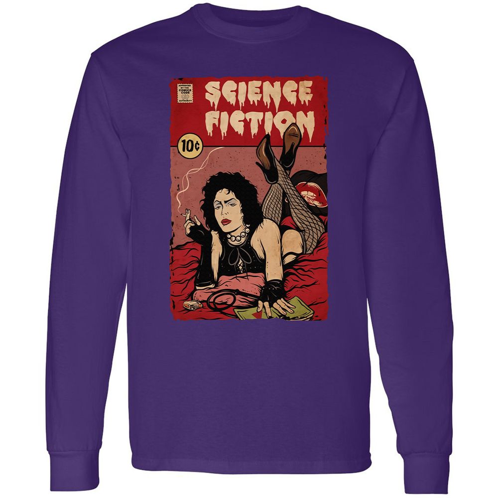 Long Sleeve T-Shirt - 7XFMQPA2 - Purple - 13