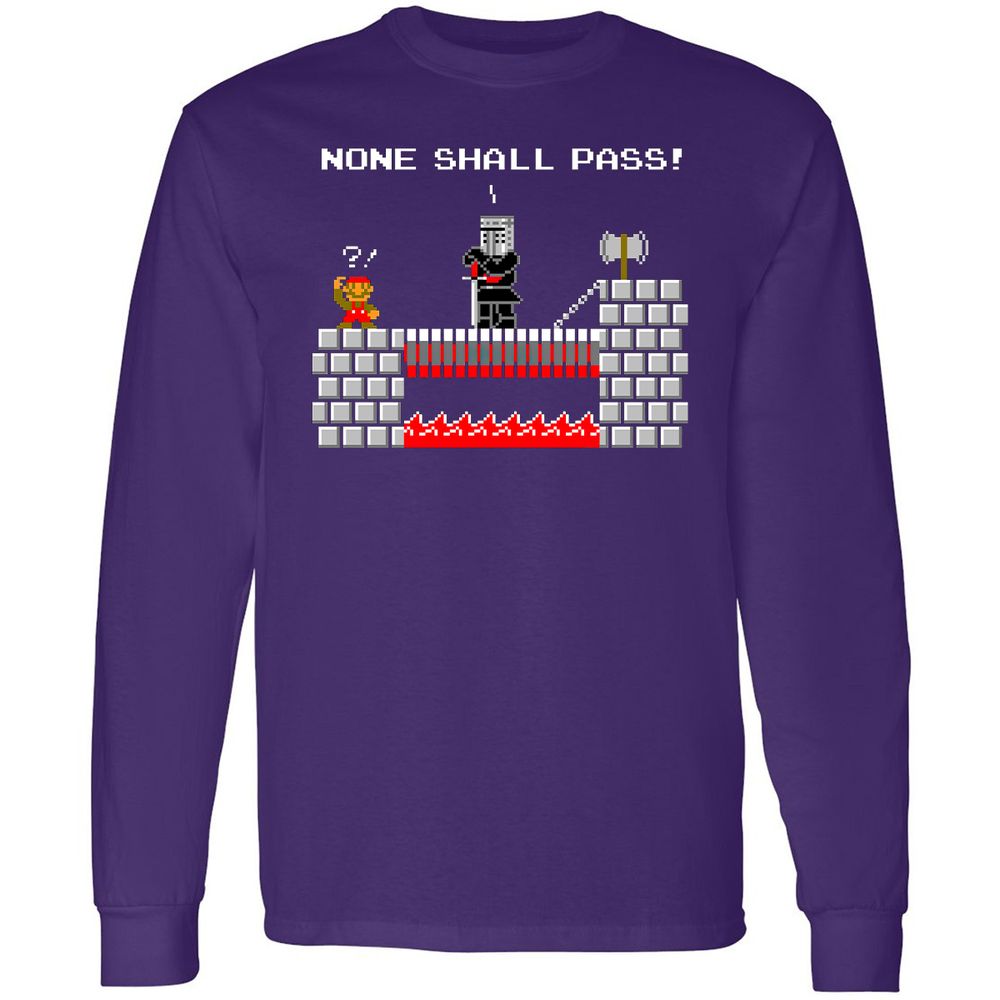 Long Sleeve T-Shirt - JZ63X5RR - Purple - 13