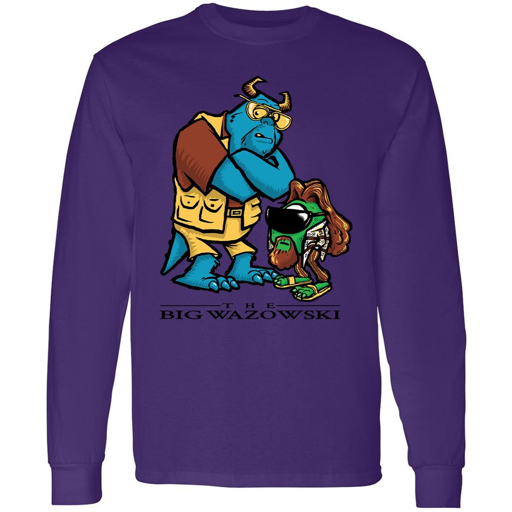 Long Sleeve T-Shirt - WS1LLF4Y - Purple - 13