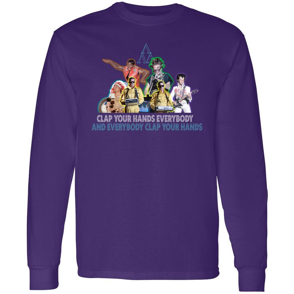 Long Sleeve T-Shirt - GZVCZ2K9 - Purple - 13