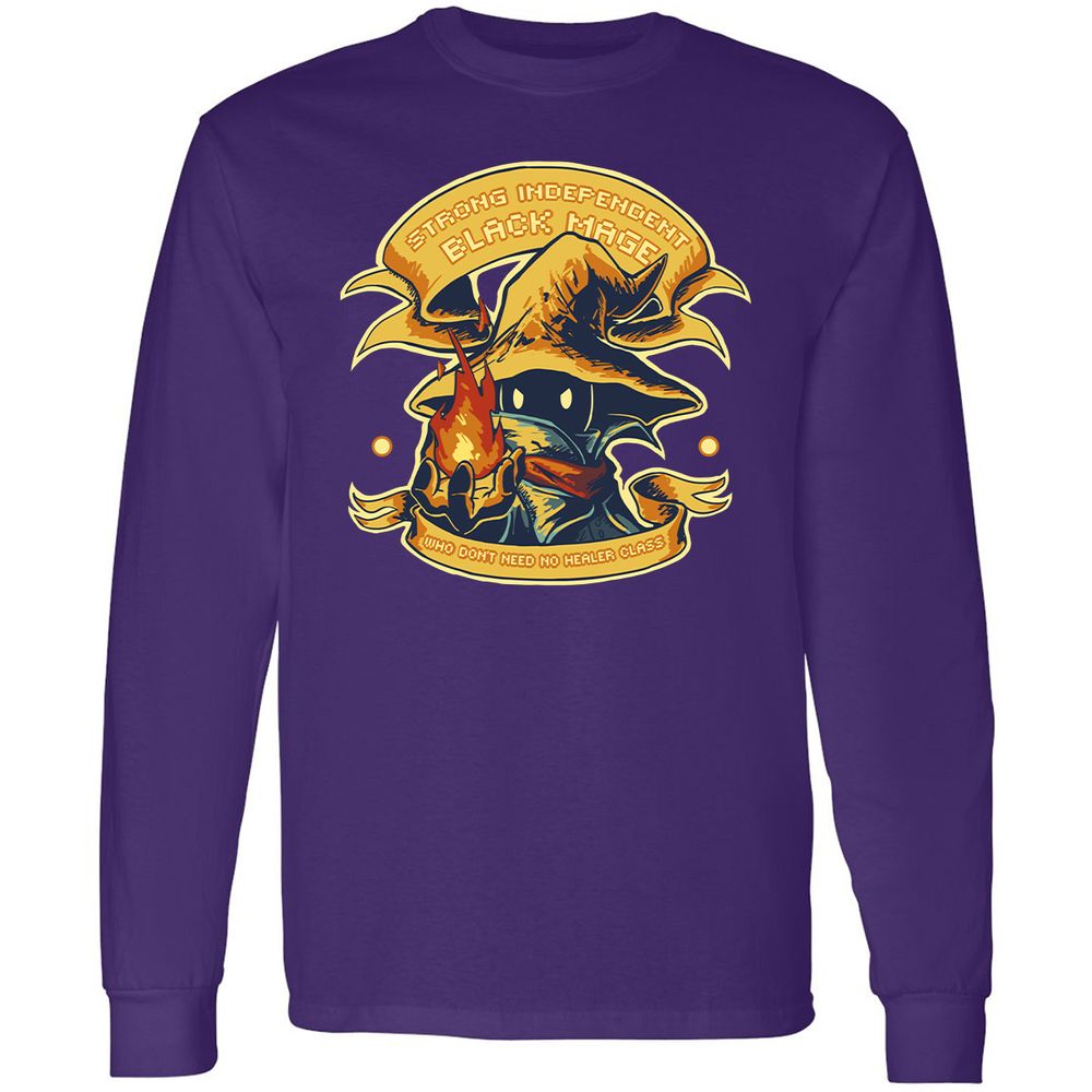 Long Sleeve T-Shirt - NKD4MWUM - Purple - 13