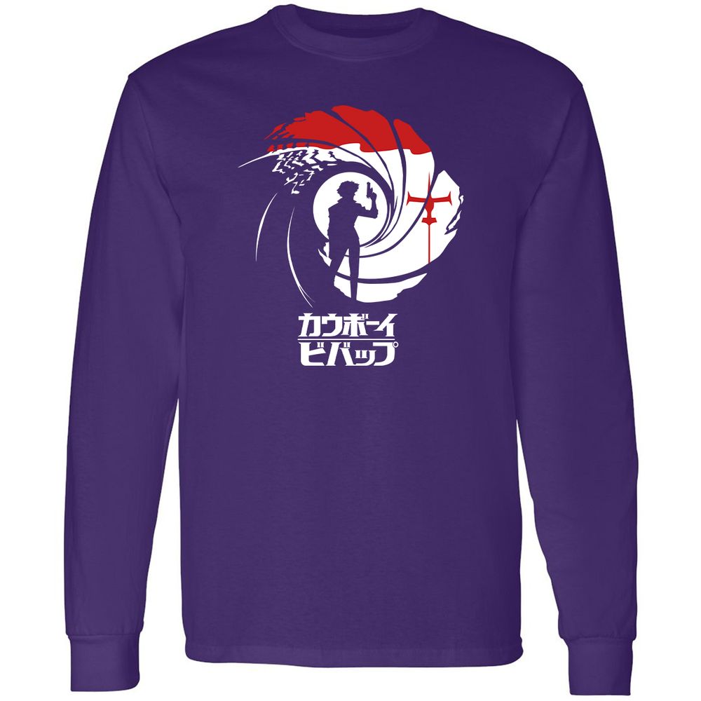 Long Sleeve T-Shirt - LCUDYUJ9 - Purple - 13