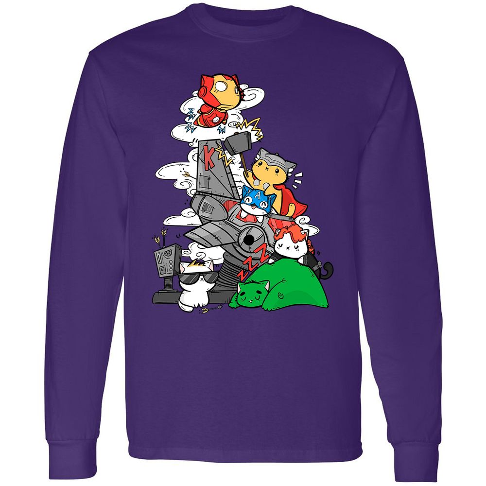 Long Sleeve T-Shirt - LZ19UXRB - Purple - 13