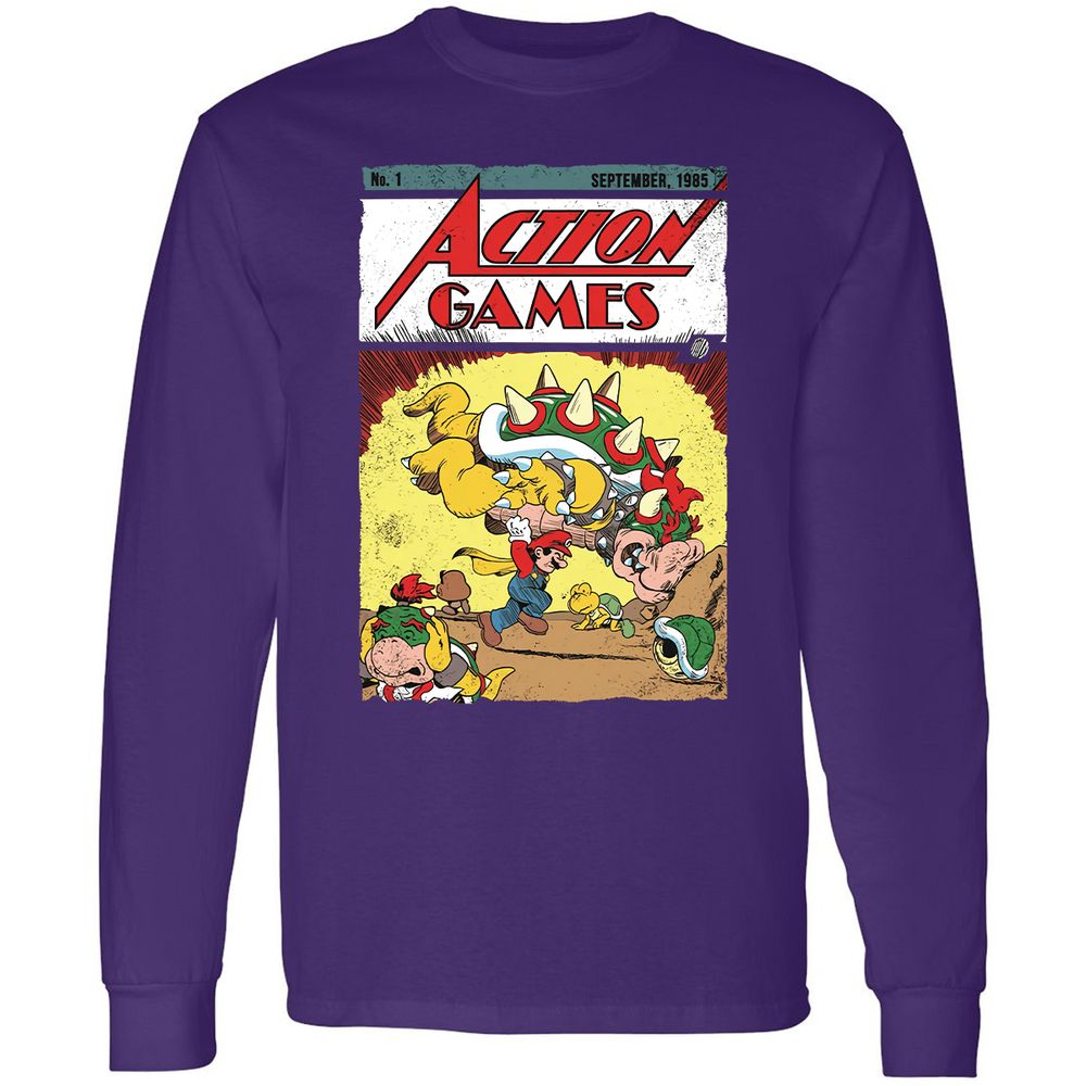 Long Sleeve T-Shirt - 5478ER9S - Purple - 13