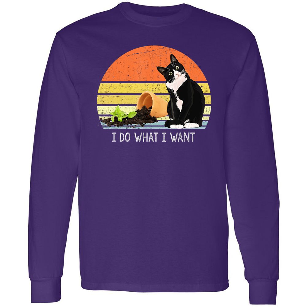Long Sleeve T-Shirt - VTD9W1KA - Purple - 13