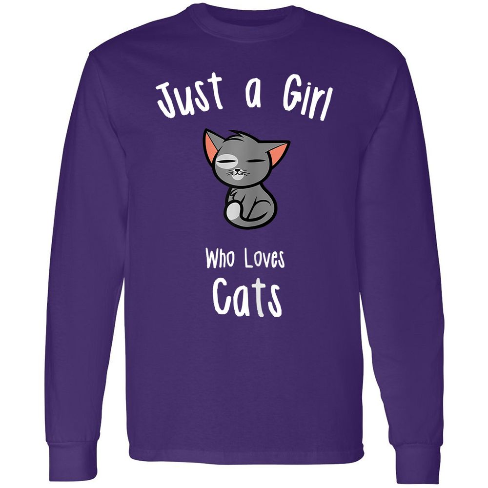 Long Sleeve T-Shirt - 9A41ZTF7 - Purple - 13