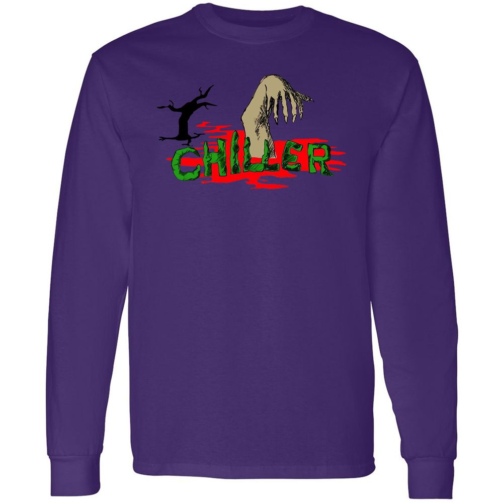 Long Sleeve T-Shirt - MVZZFJVH - Purple - 13