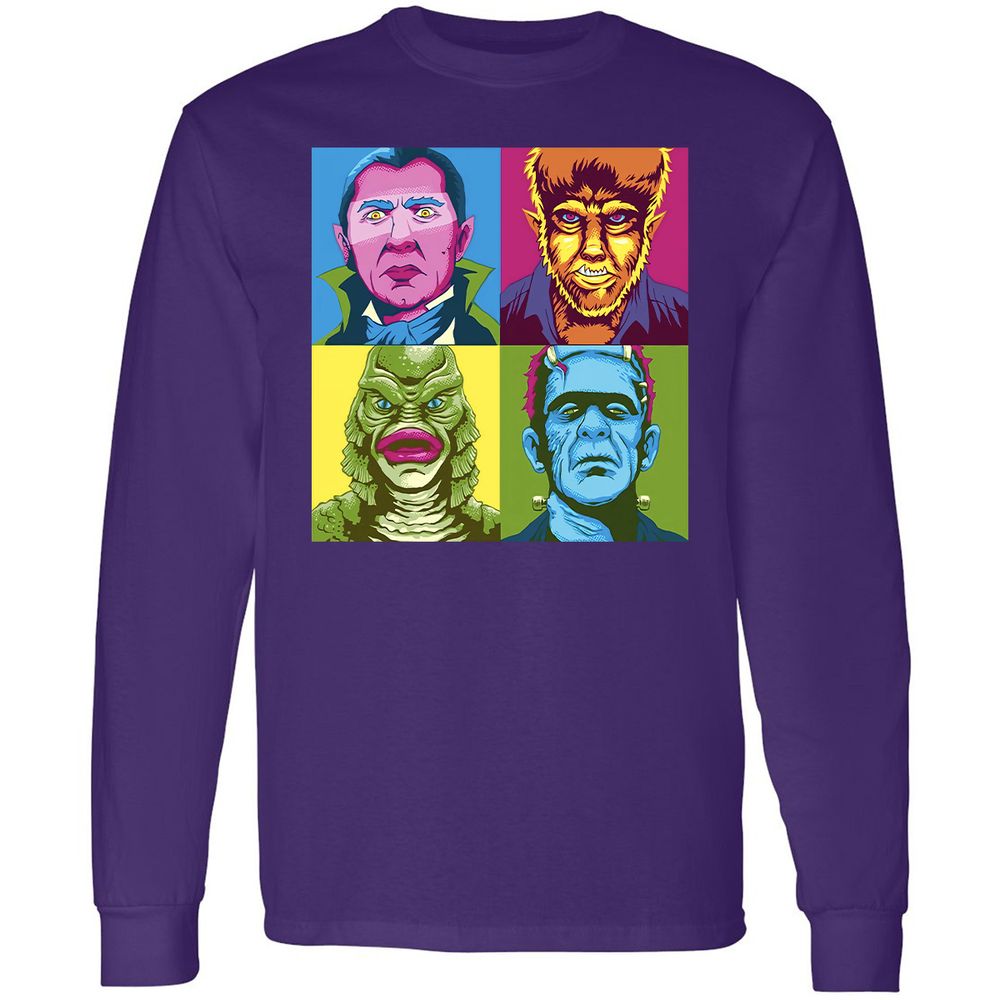 Long Sleeve T-Shirt - 585XHMFG - Purple - 13