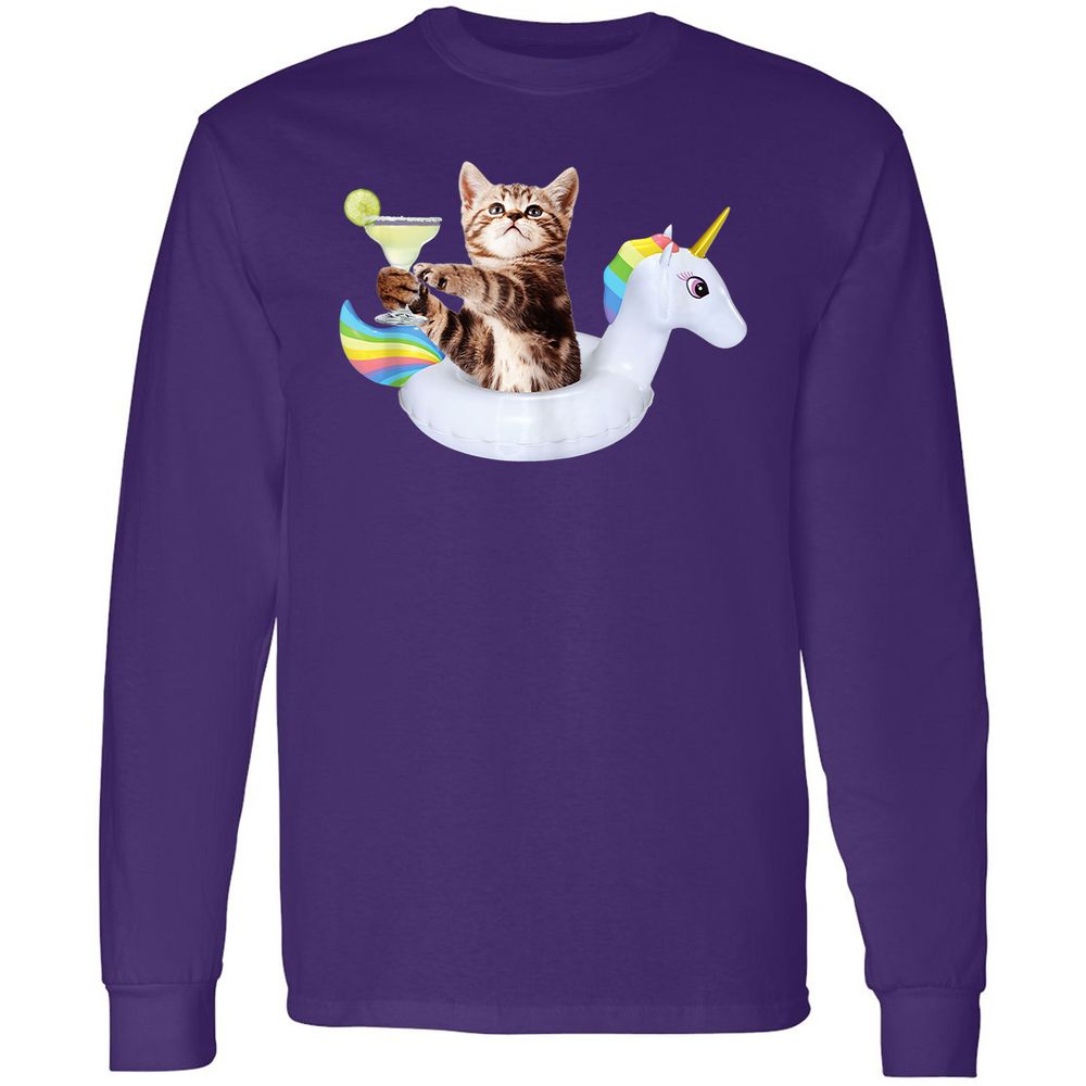 Long Sleeve T-Shirt - QZ64C16G - Purple - 13