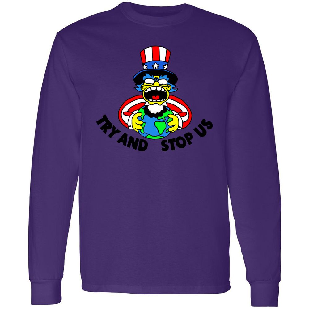 Long Sleeve T-Shirt - 6FXG2UZN - Purple - 13