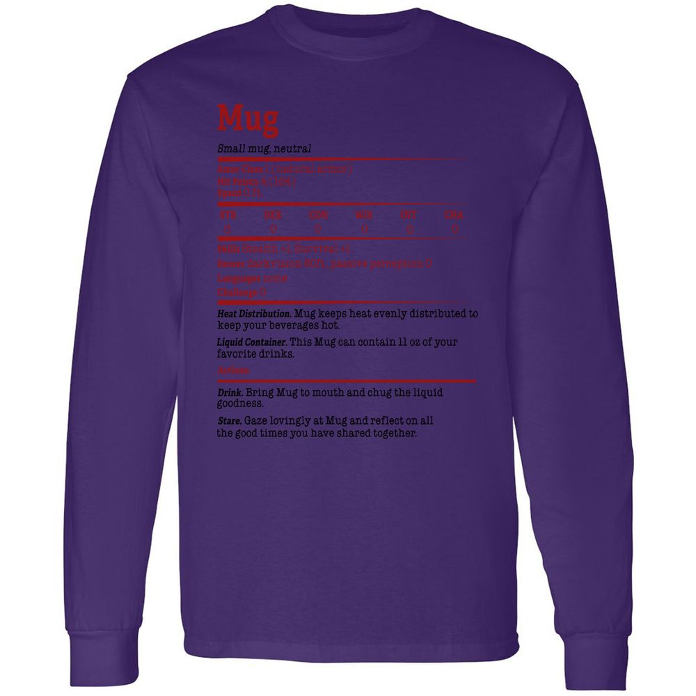 Long Sleeve T-Shirt - 72F8WKSM - Purple - 13