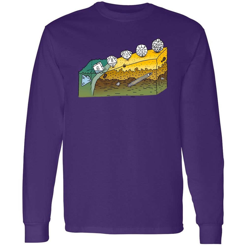 Long Sleeve T-Shirt - KHLDY3AX - Purple - 13