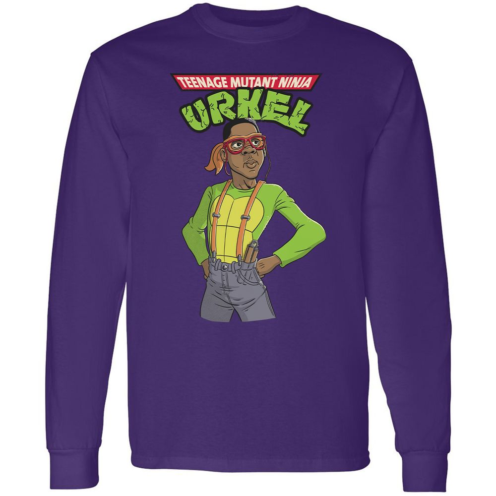 Long Sleeve T-Shirt - YV6CBPMZ - Purple - 13
