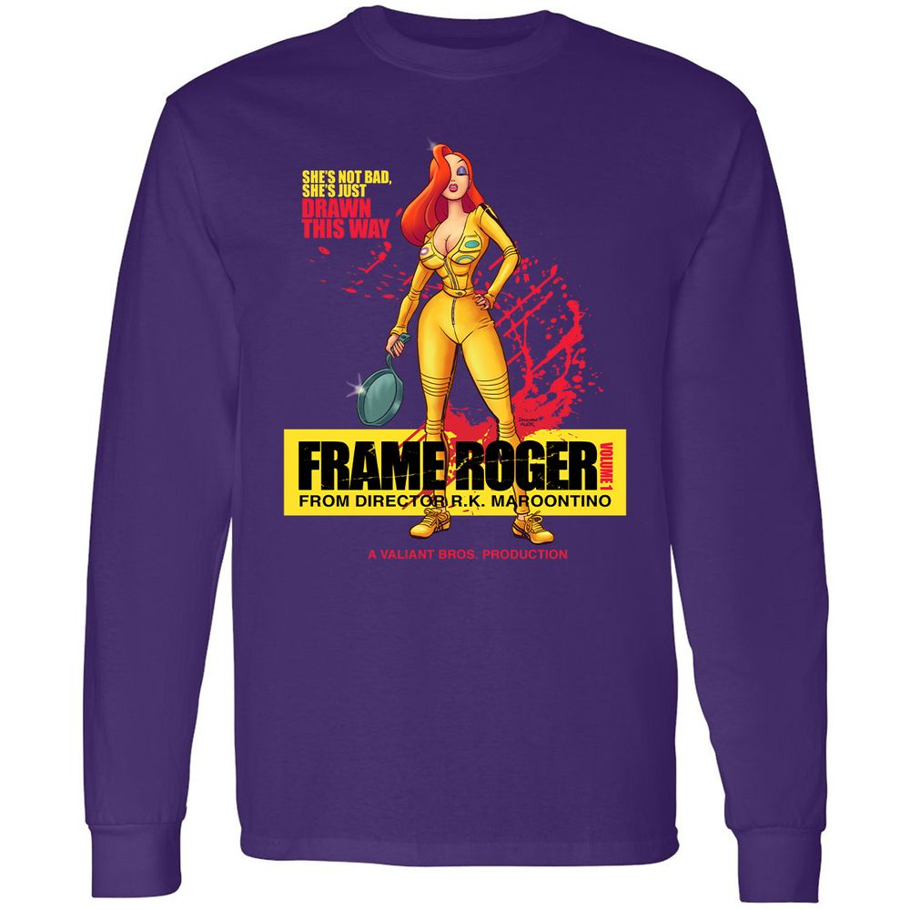 Long Sleeve T-Shirt - RKTTE5CY - Purple - 13