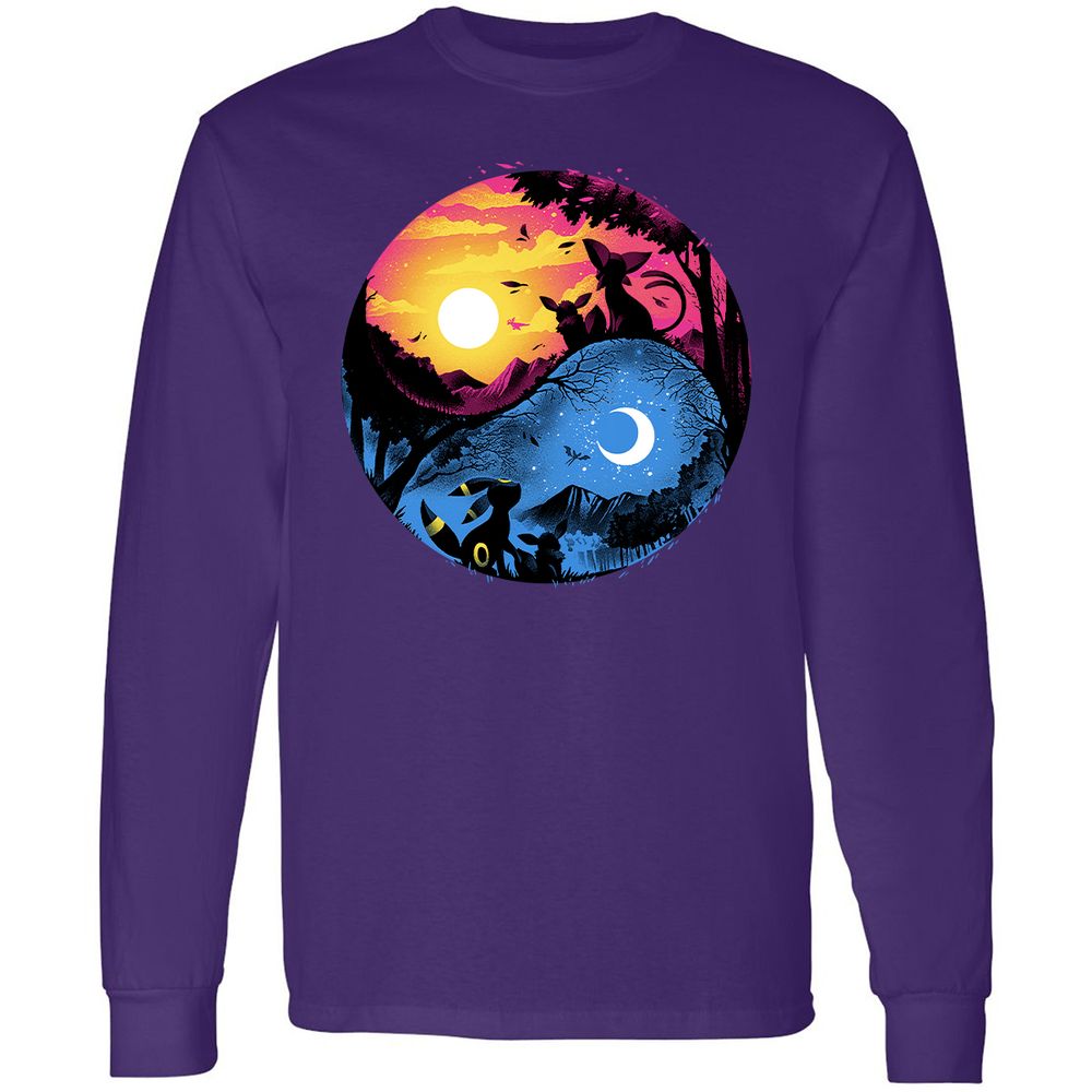 Long Sleeve T-Shirt - JCP4FEF6 - Purple - 13