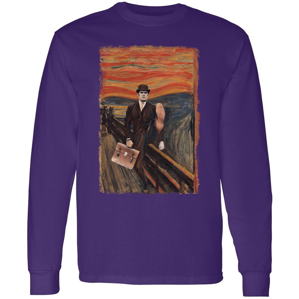 Long Sleeve T-Shirt - YUMENUXV - Purple - 13