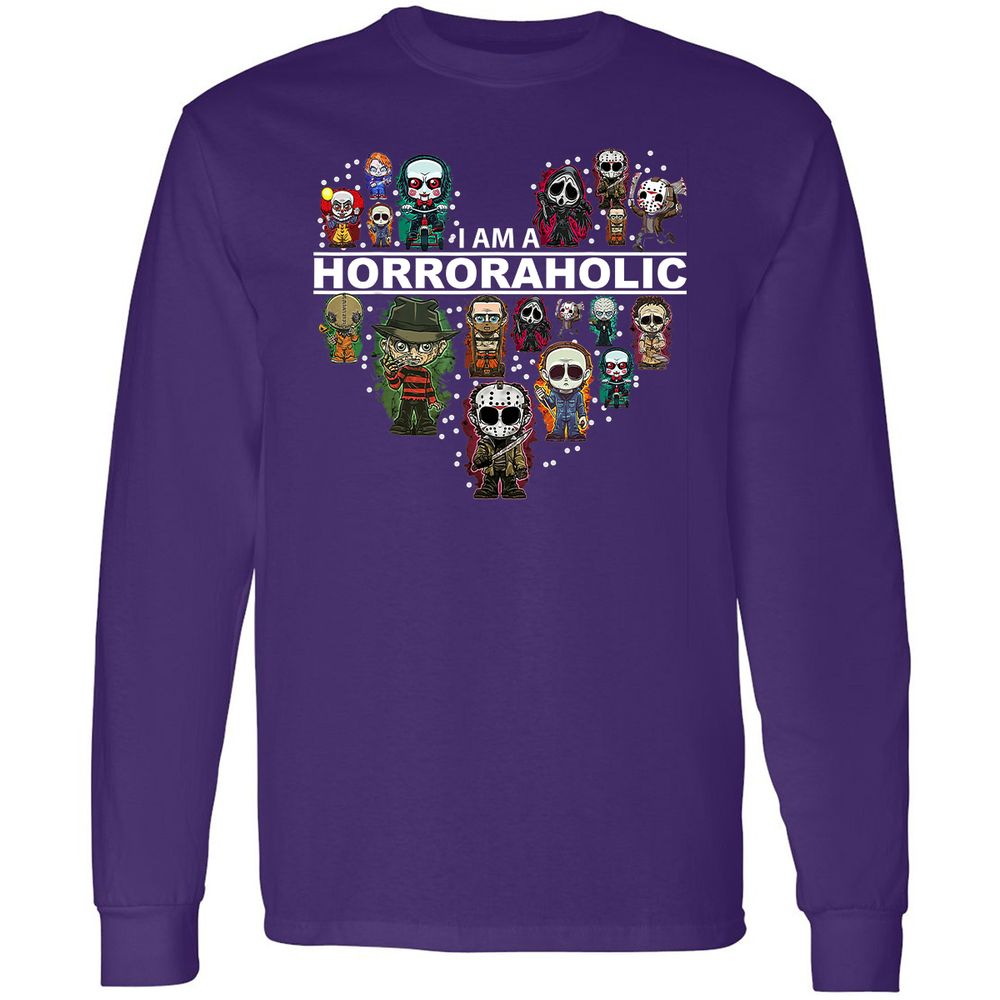 Long Sleeve T-Shirt - QGLPTHFT - Purple - 13