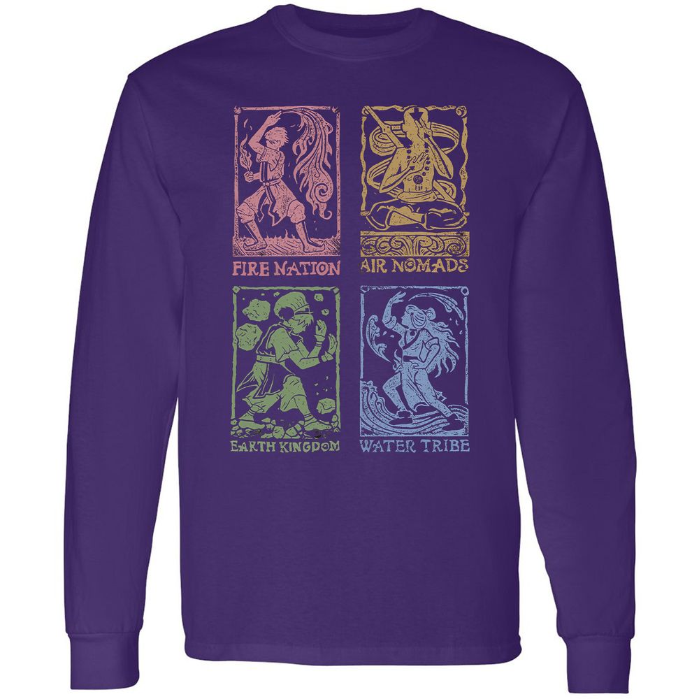 Long Sleeve T-Shirt - C1BBY1W1 - Purple - 13