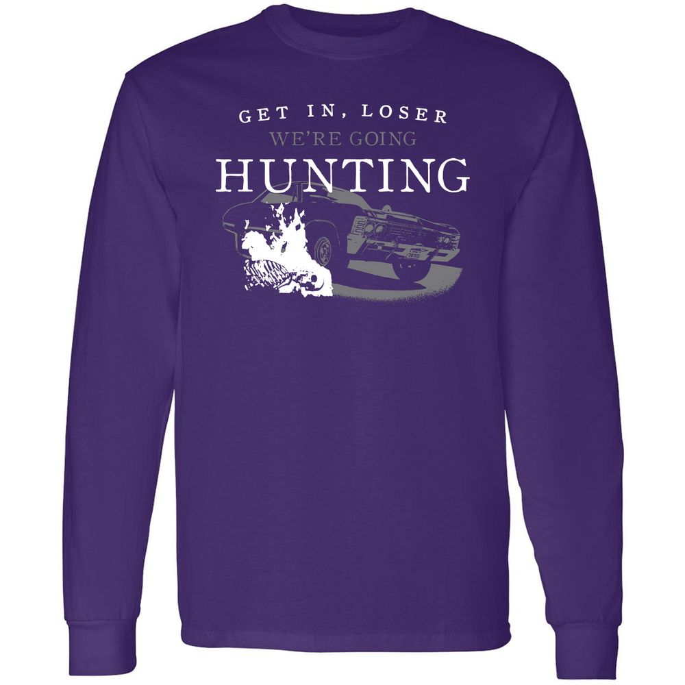 Long Sleeve T-Shirt - DZS9XSV4 - Purple - 13