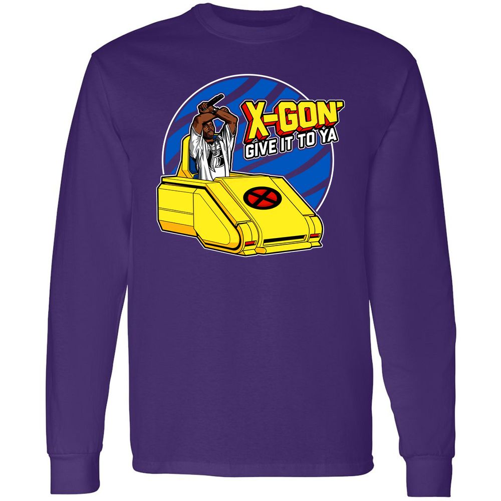 Long Sleeve T-Shirt - 6FUELULW - Purple - 13