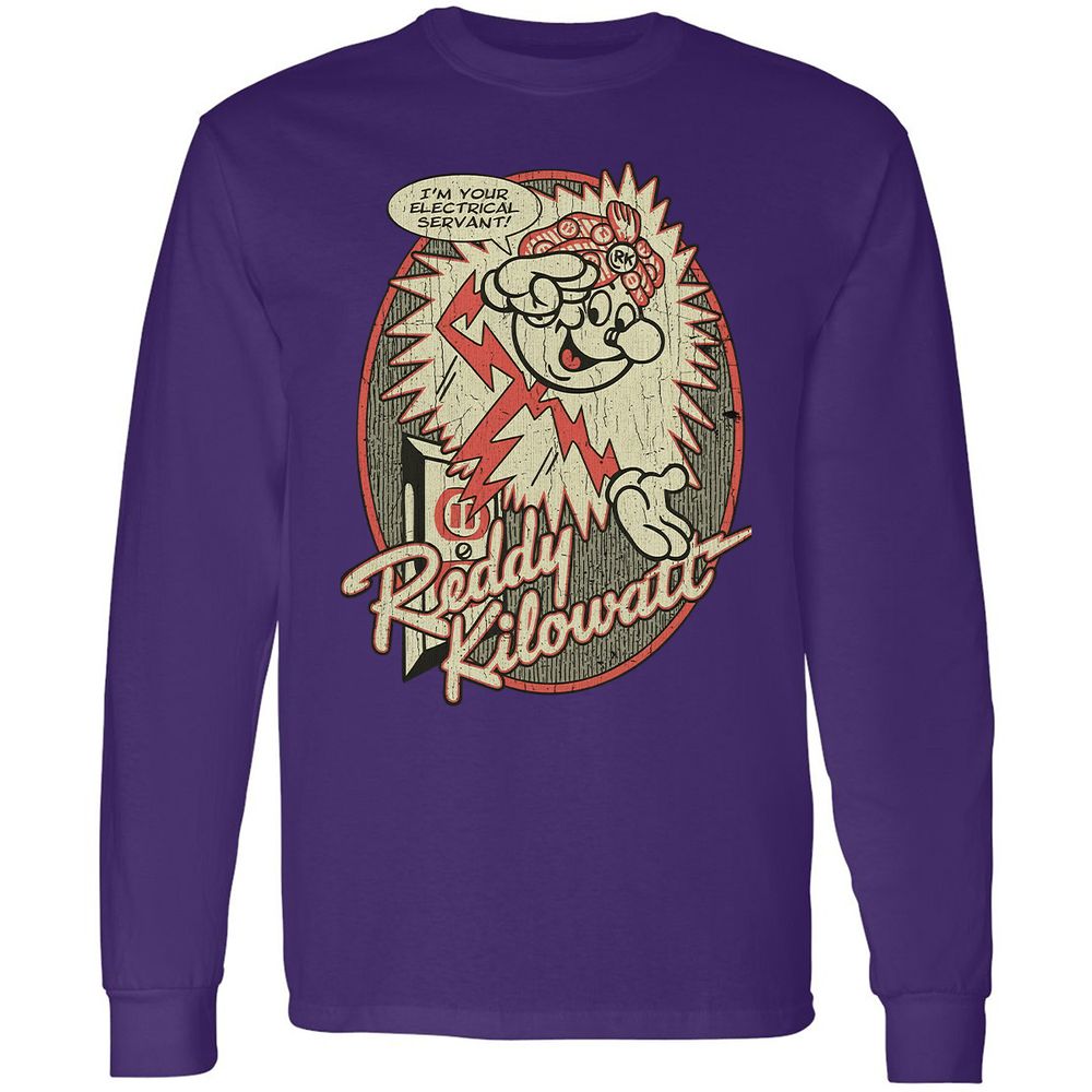 Long Sleeve T-Shirt - 3U45H9RP - Purple - 13