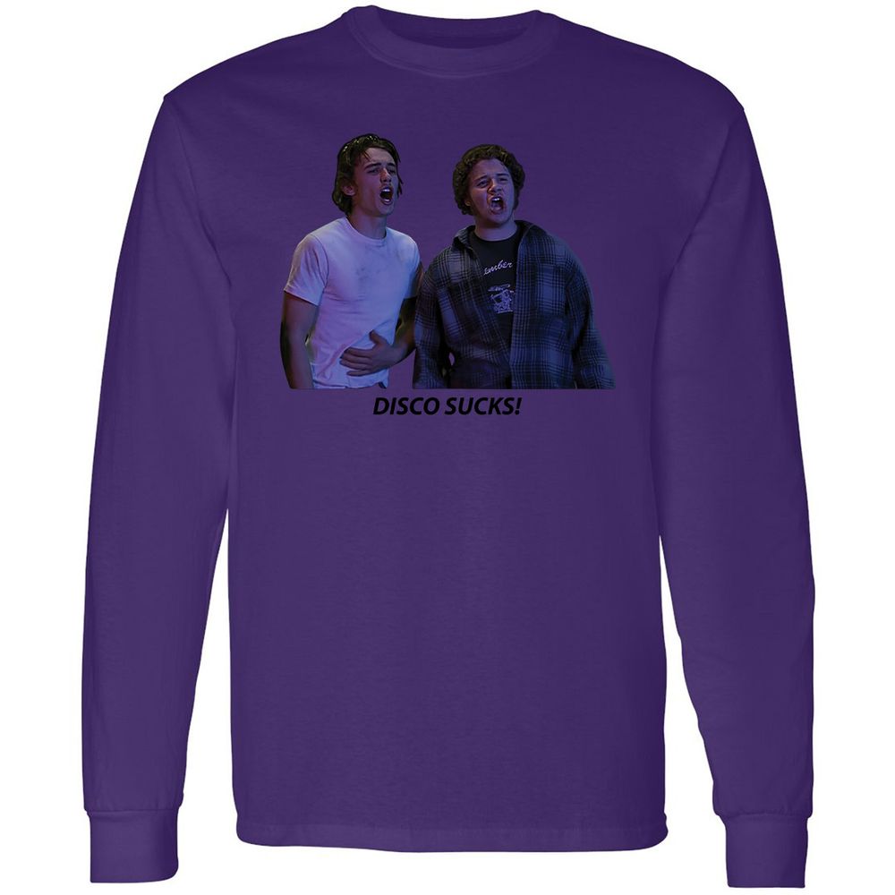 Long Sleeve T-Shirt - HQD3BWGF - Purple - 13